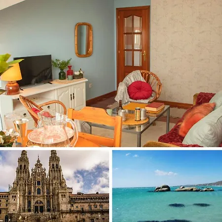 Luxury Singular Atico Boutique Con Terraza * Santiago de Compostela